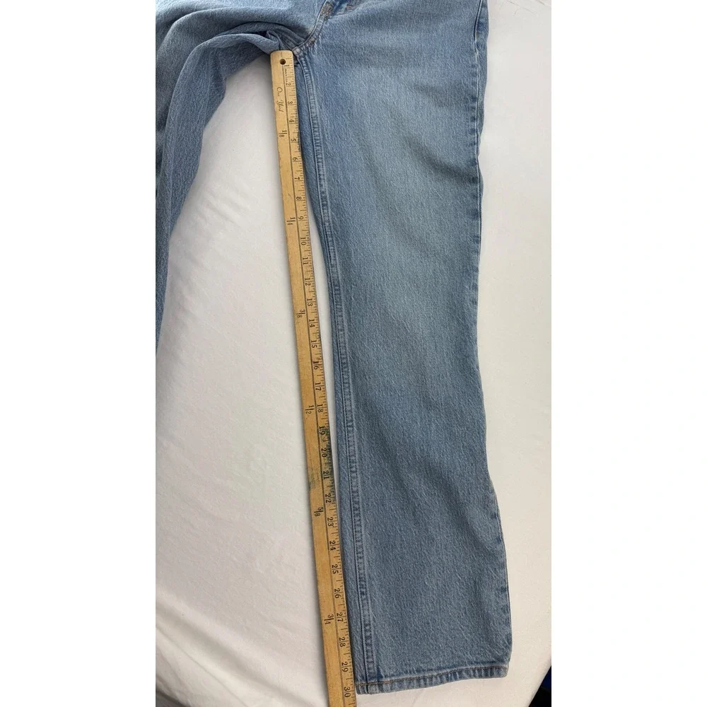 Abercrombie & Fitch Curve Love The 90s Straight Ultra High Rise Jeans 24 00R NEW